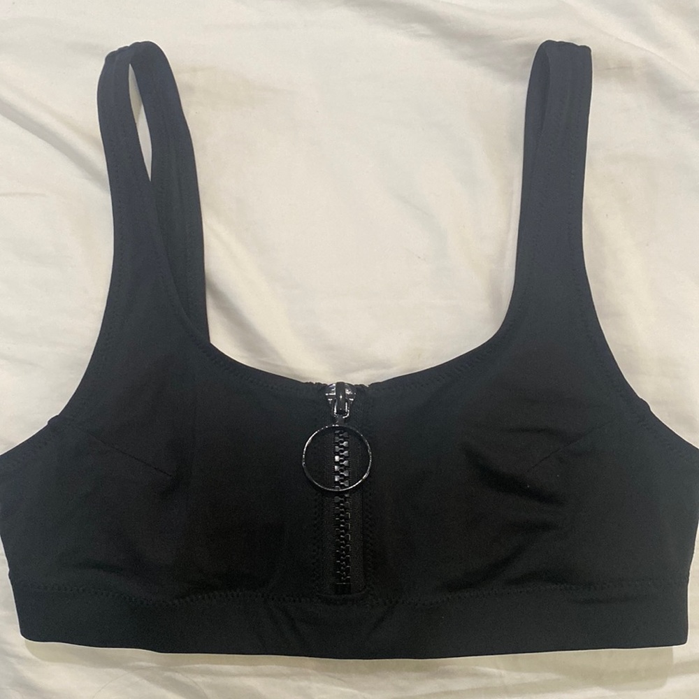 H&M Zip-up Bikini Top